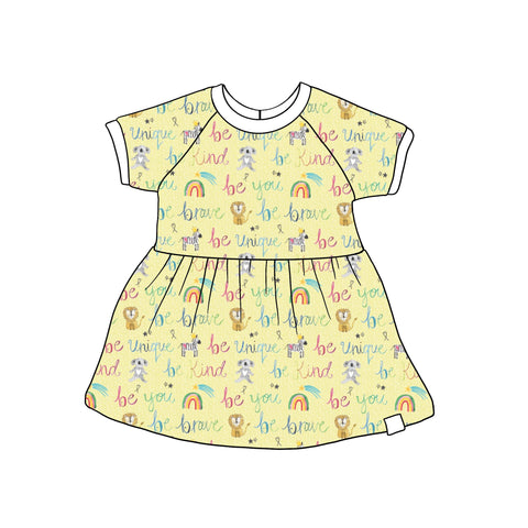 Be You Gathered Raglan Dress