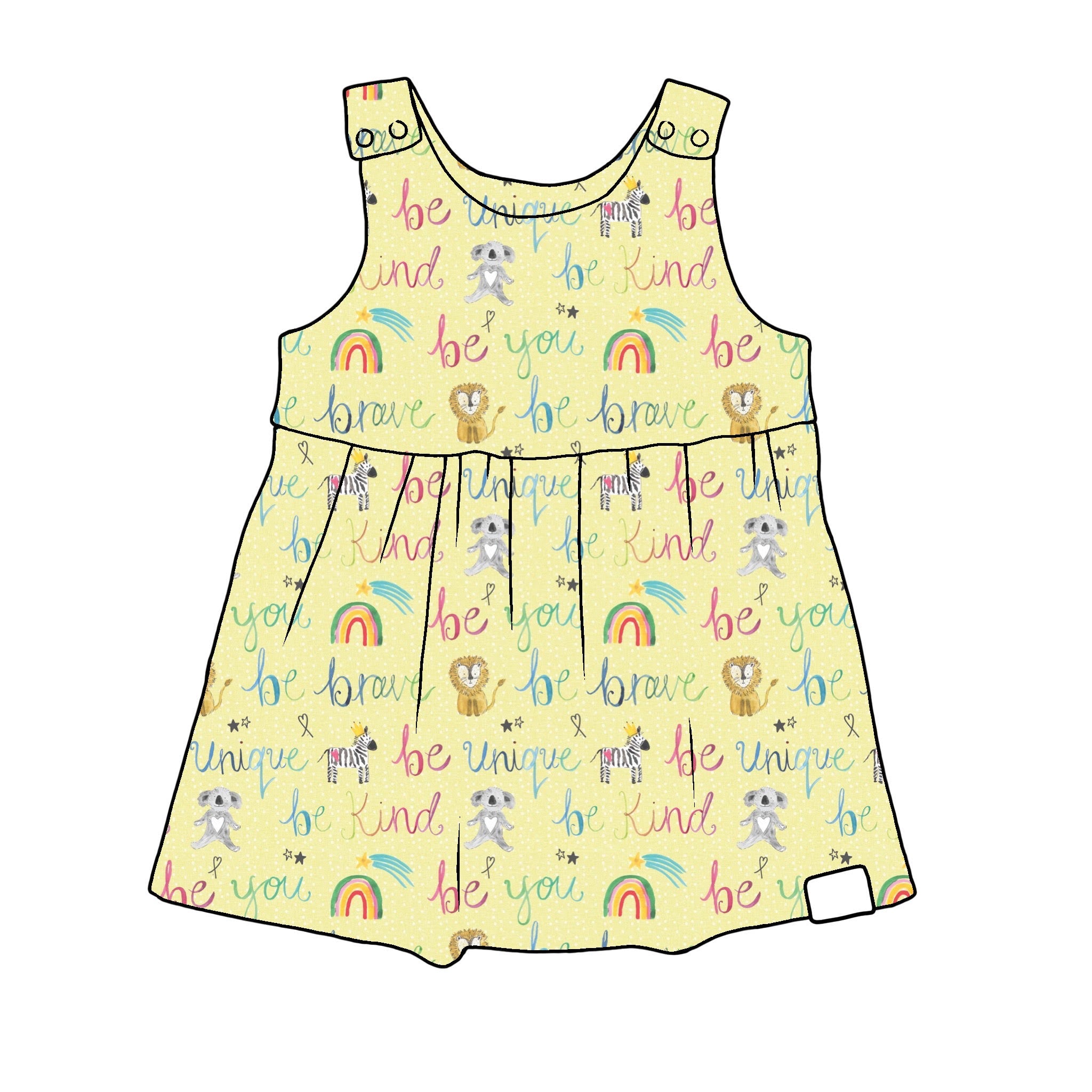 Be You Pinafore Dress