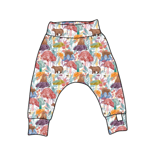 Bear Shrooms Harem Leggings