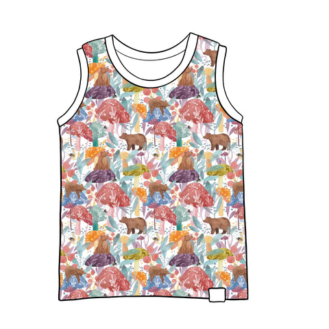 Bear Shrooms Vest Top