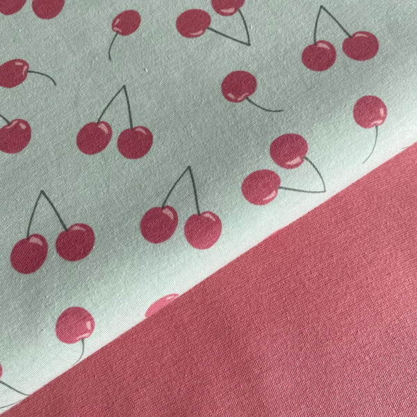 Cherries Rolled-Sleeve T-Shirt
