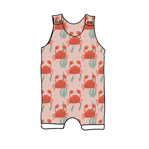 Crabulous Short Romper