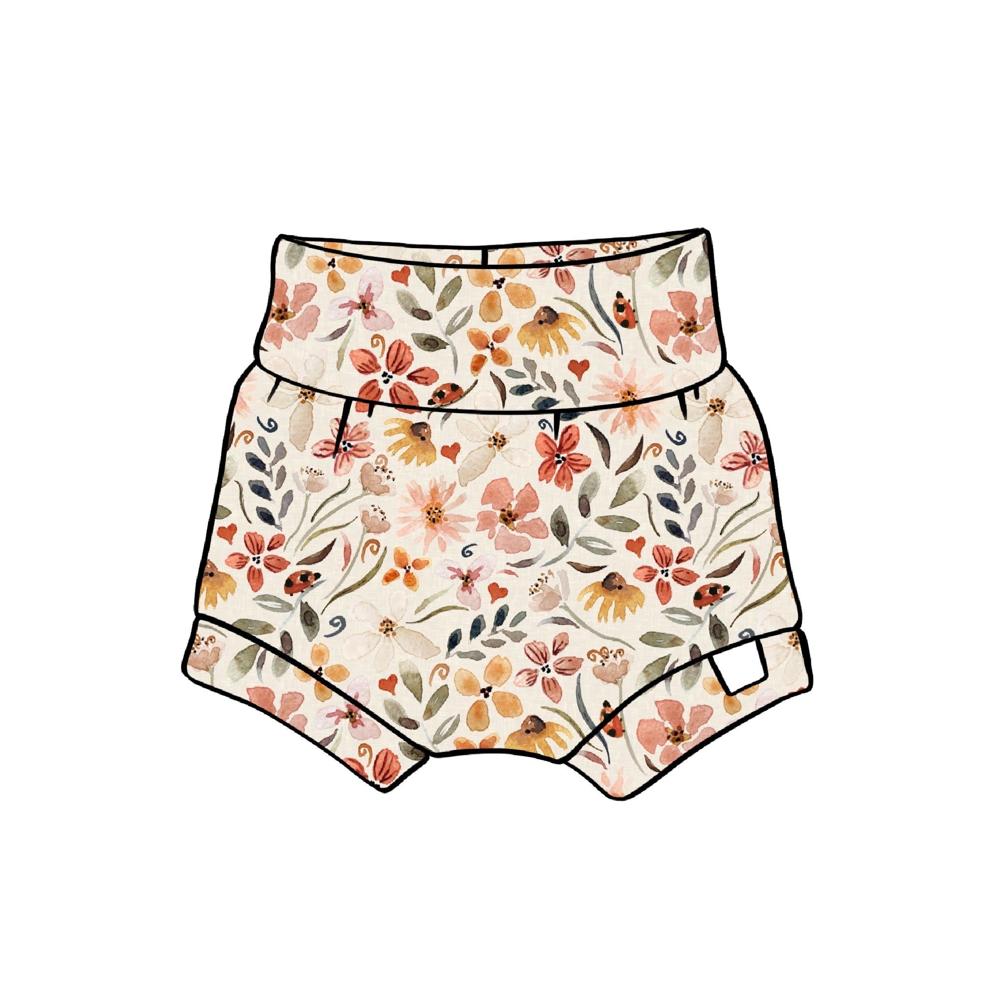English Meadow Cuffed Shorts