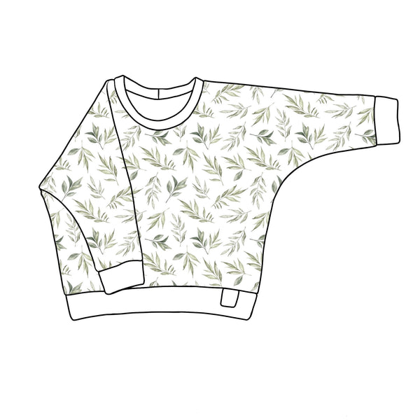 Green Leaves Lounge Top