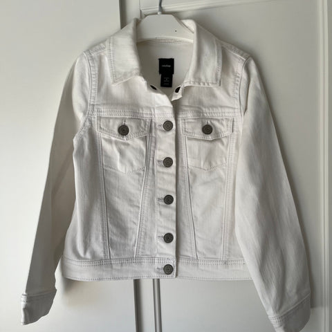 4-5y White Denim Jacket (babyGap)