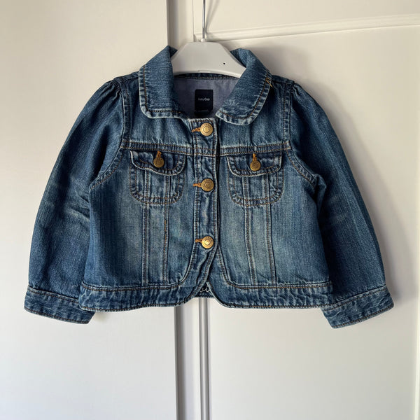 12-18m Denim Jacket (Floral Moon)