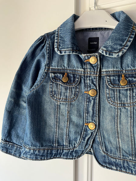 12-18m Denim Jacket (Floral Moon)