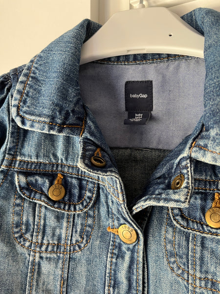 12-18m Denim Jacket (Floral Moon)