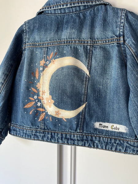 12-18m Denim Jacket (Floral Moon)