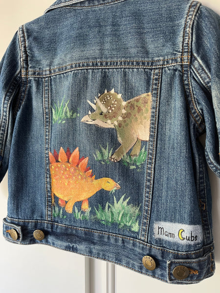 12-18m Denim Jacket (Dinosaurs)