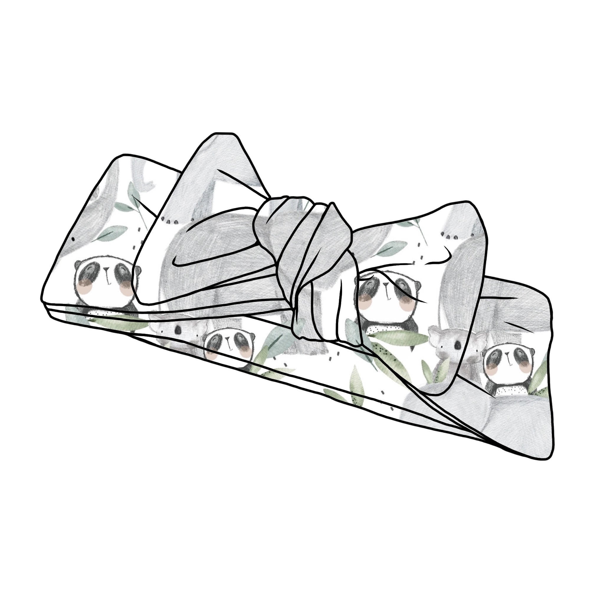 Panda Pals Bow Headband