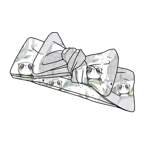 Panda Pals Bow Headband