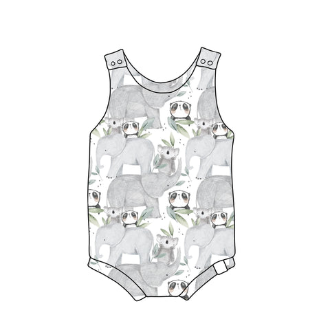 Panda Pals Bubble Romper
