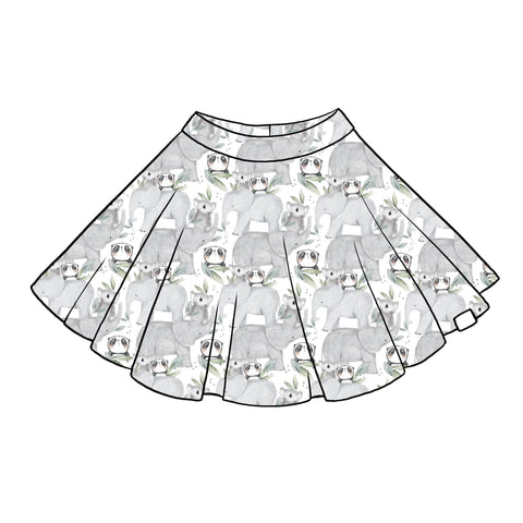 Panda Pals Full Circle Skirt