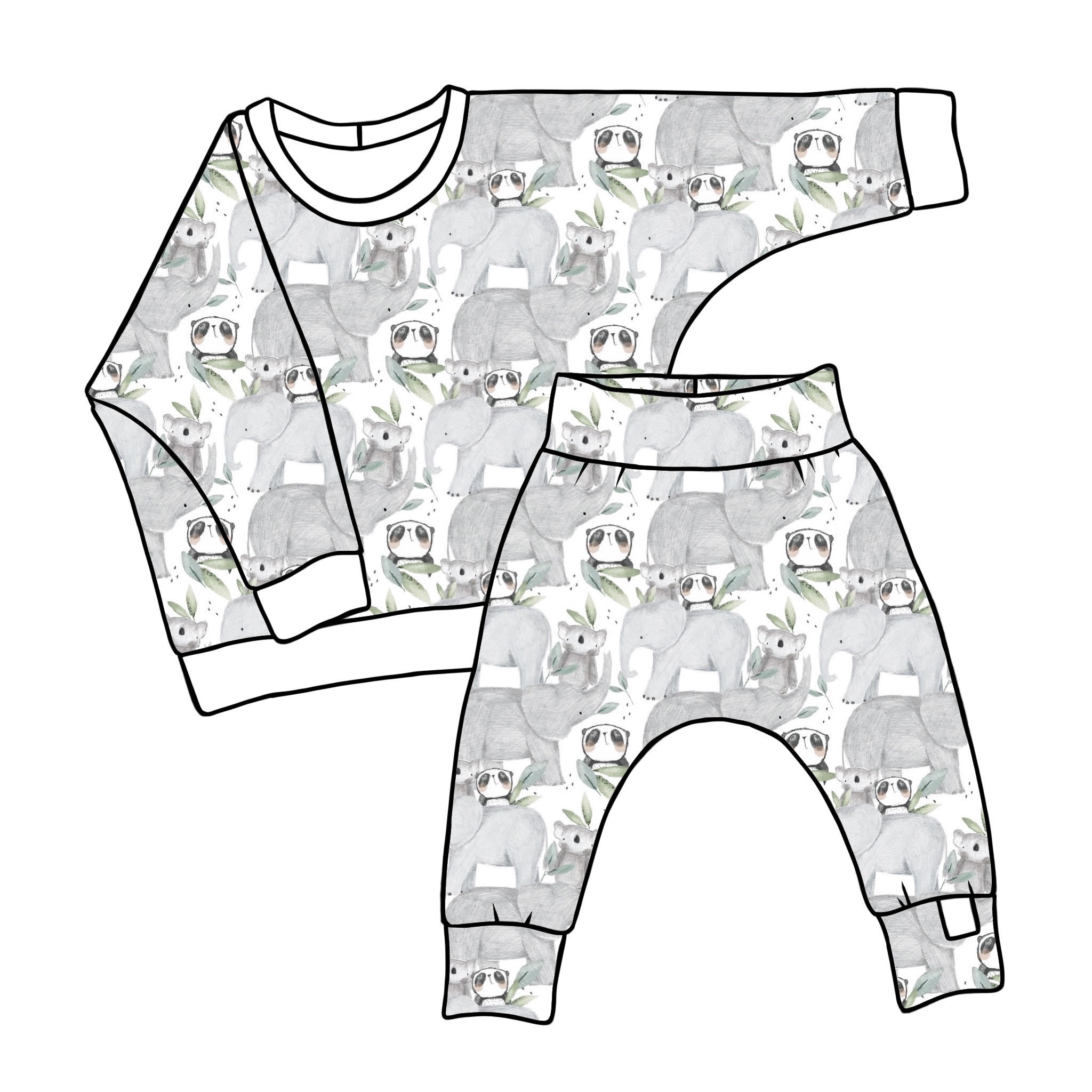 Panda Pals Lounge Set