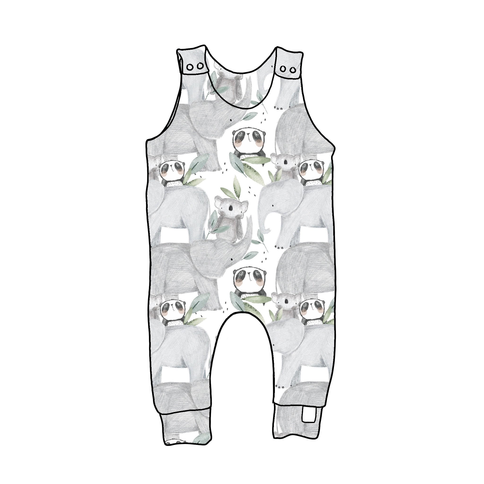 Panda Pals Romper