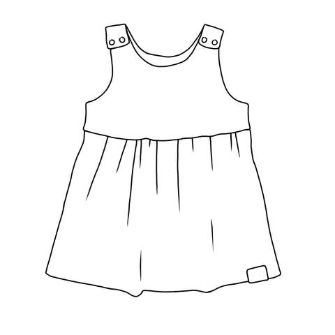 Gone in the Wind Pinafore Dress