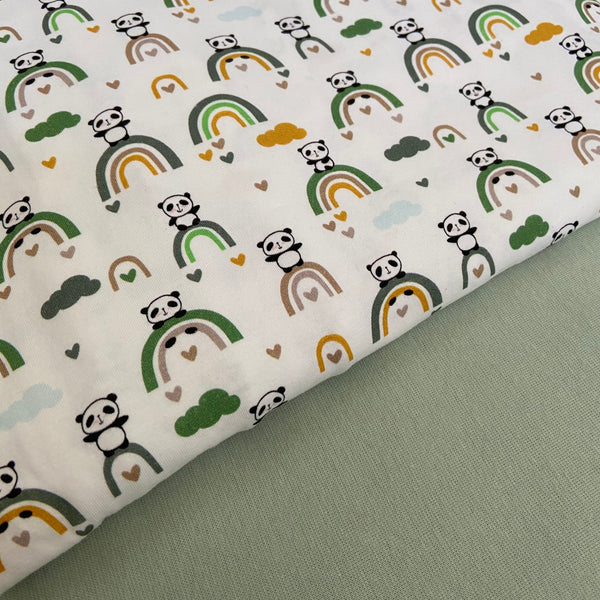 Rainbow Pandas Hair Bobbles