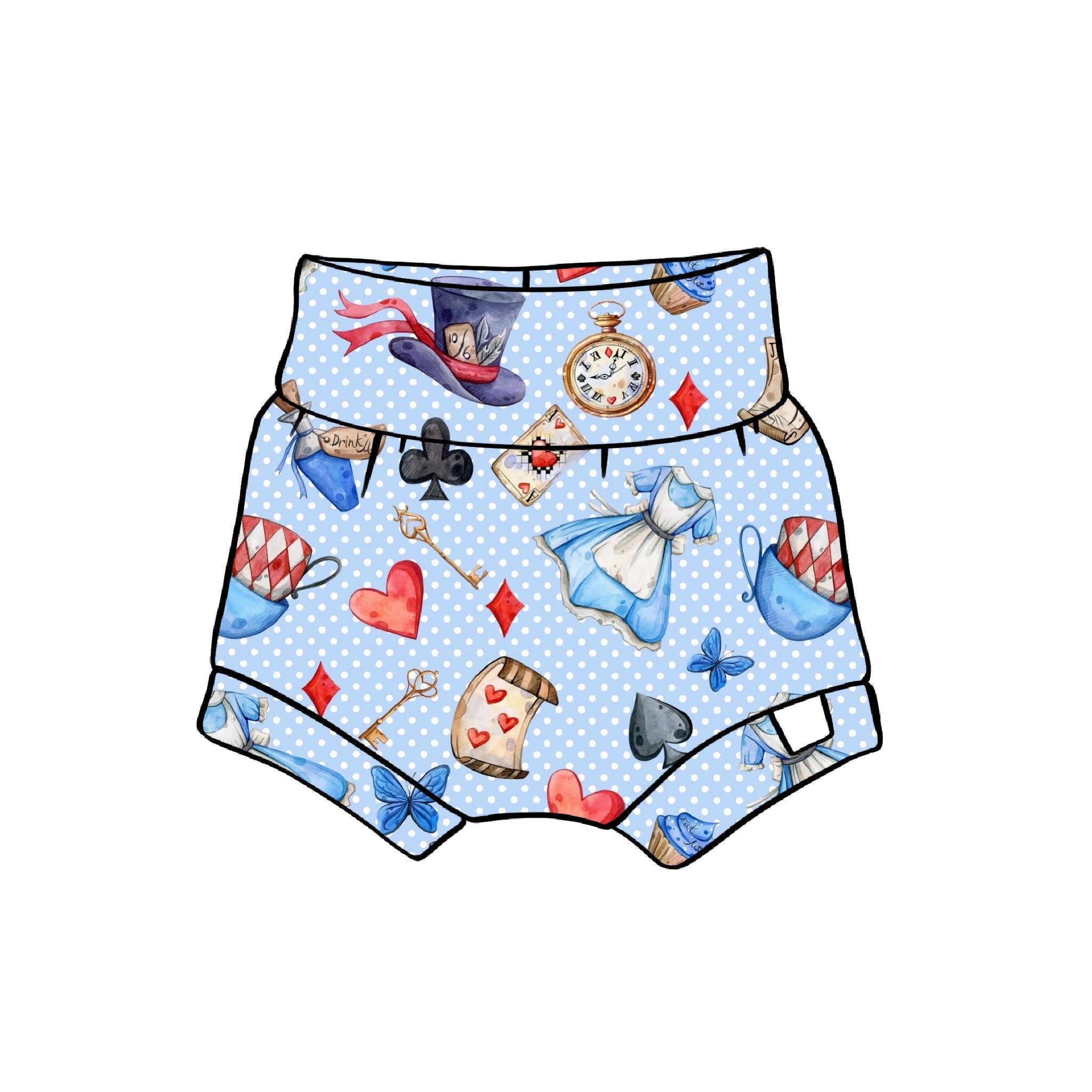 Wonderland Cuffed Shorts