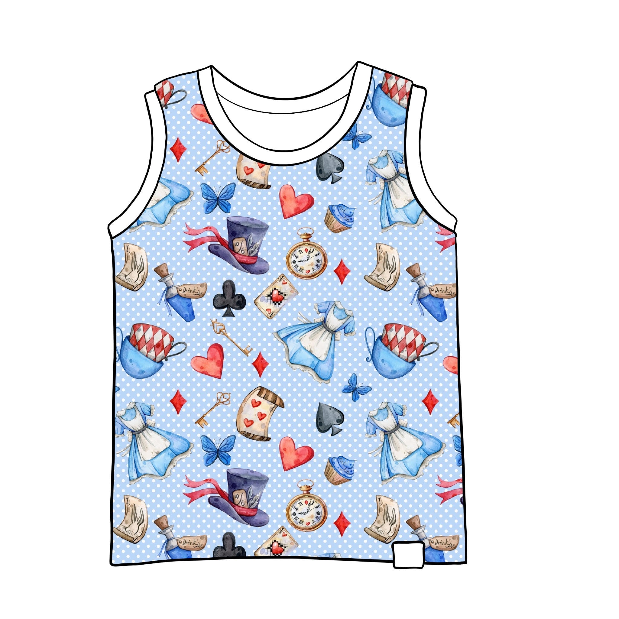 Wonderland Vest Top