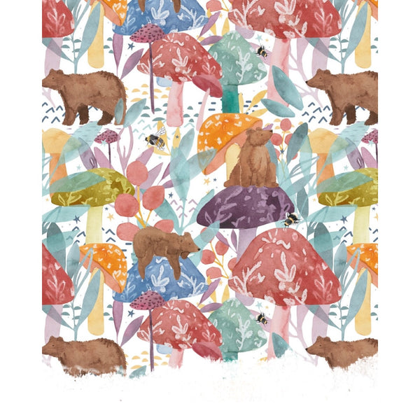 Bear Shrooms Cropped Romper