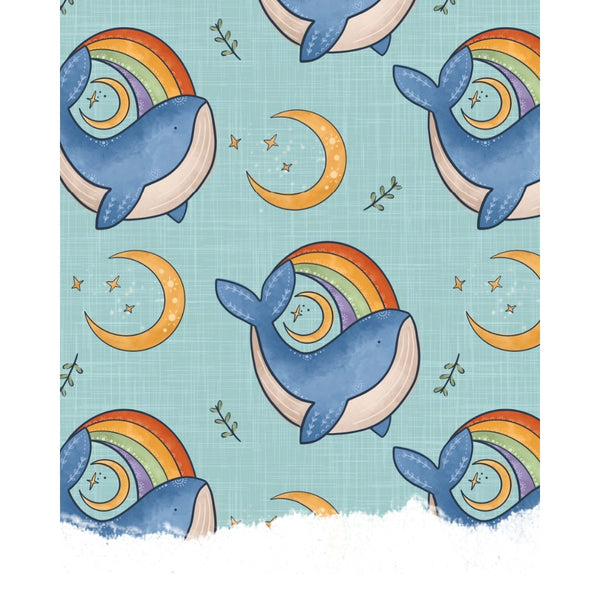 Everything Whale Be OK Cropped Romper