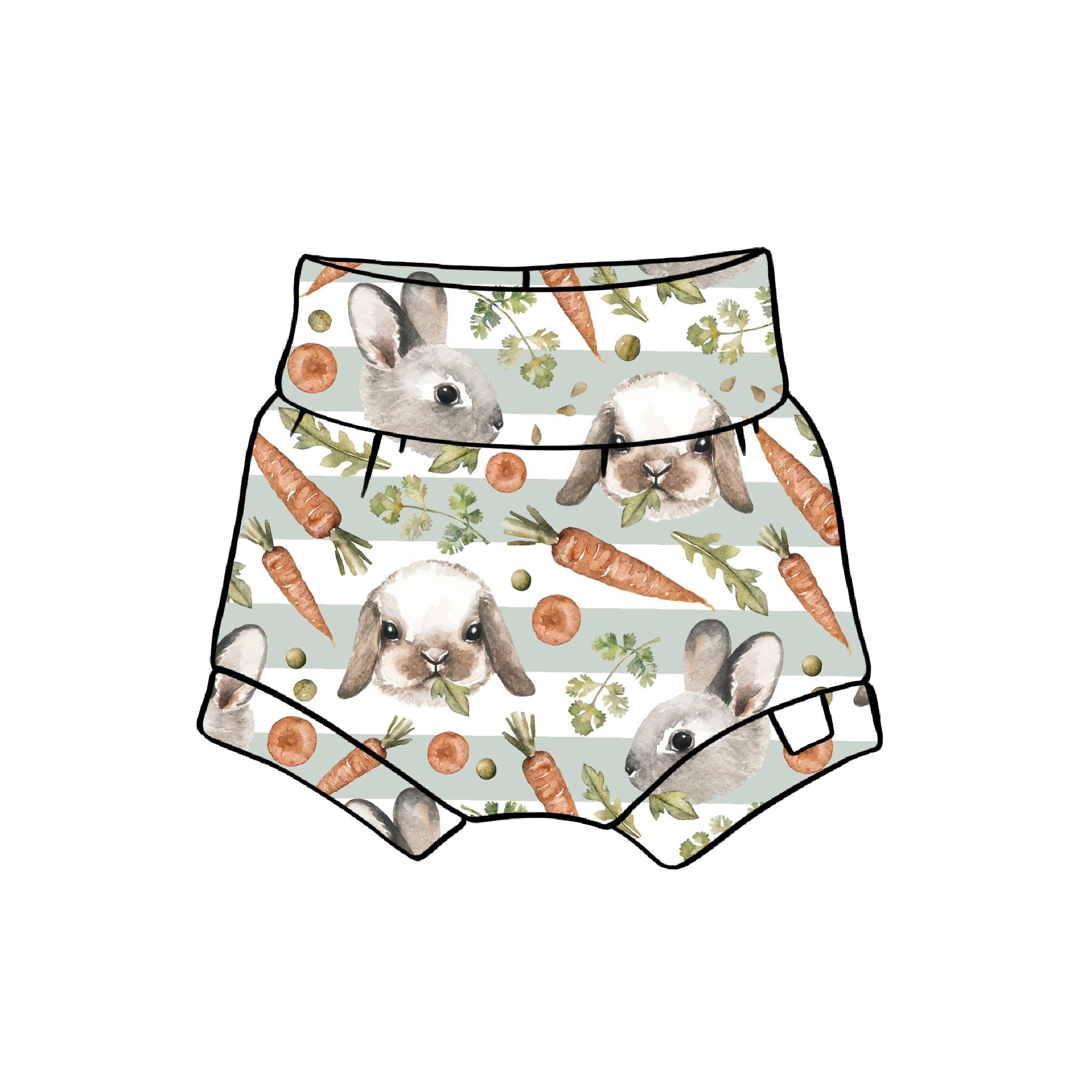 Fluffle Cuffed Shorts