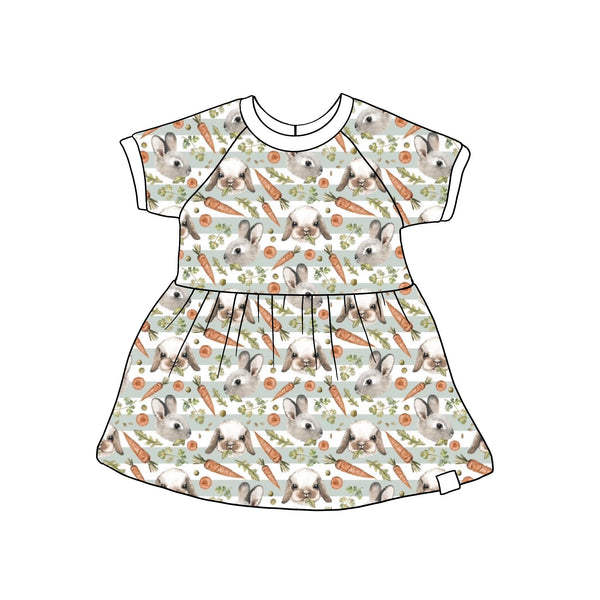 Fluffle Gathered Raglan Dress