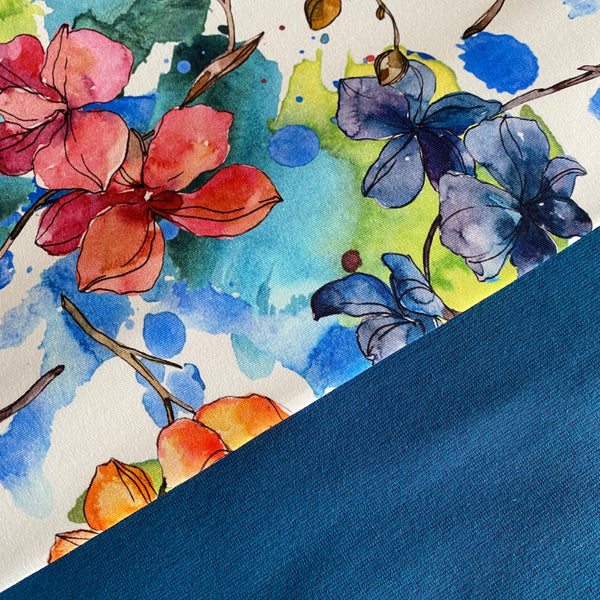 Watercolour Orchid Snood