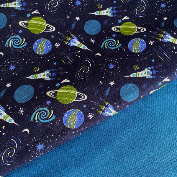 Space Odyssey Cuffed Shorts