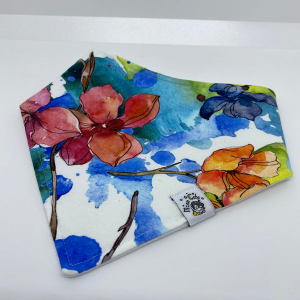 Watercolour Orchid Bib