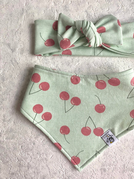 Cherries Bib