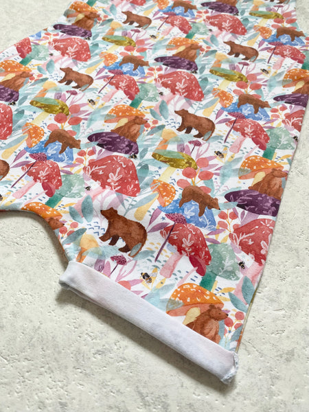 Bear Shrooms Short Romper