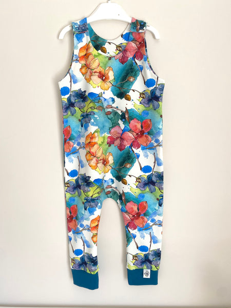 Watercolour Orchid Romper