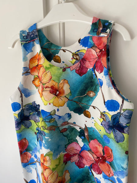Watercolour Orchid Romper