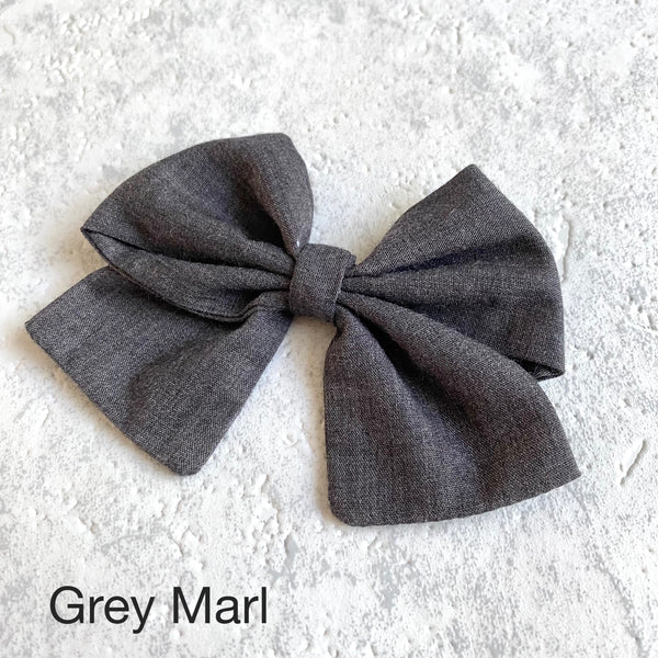 Block Colour Hair Bows