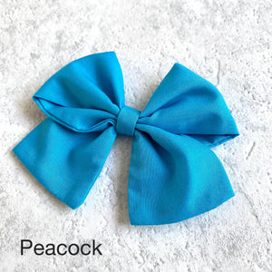 Block Colour Hair Bows