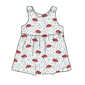 Lucky Ladybird Pinafore Dress