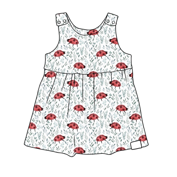Lucky Ladybird Pinafore Dress