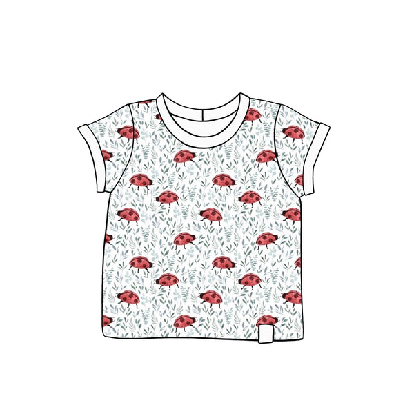 Lucky Ladybird Rolled-Sleeve T-Shirt